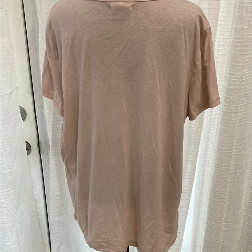 Graphic Tee with Coffee and Leaves Design - Picture 3 of 4